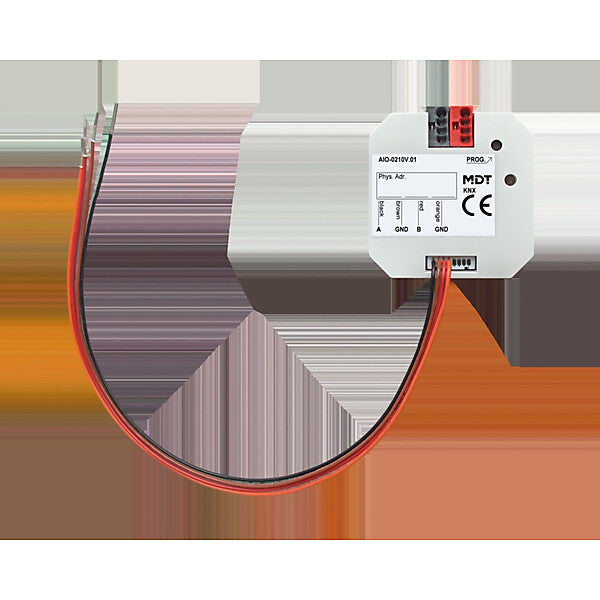 MDT technologies Schaltaktor 2-fach I/O UP, 0-10V AIO-0210V.01